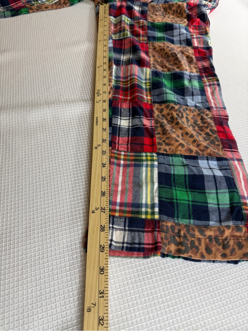 Aerie Women's Patchwork Size L Sleep Pajama Pants Flannel Lounge Pull On Pockets - Picture 7 of 7